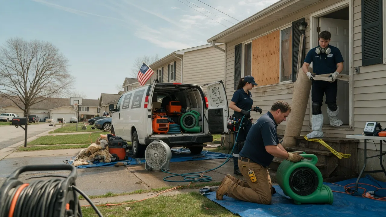 Water Damage Restoration in Logan, IL near me